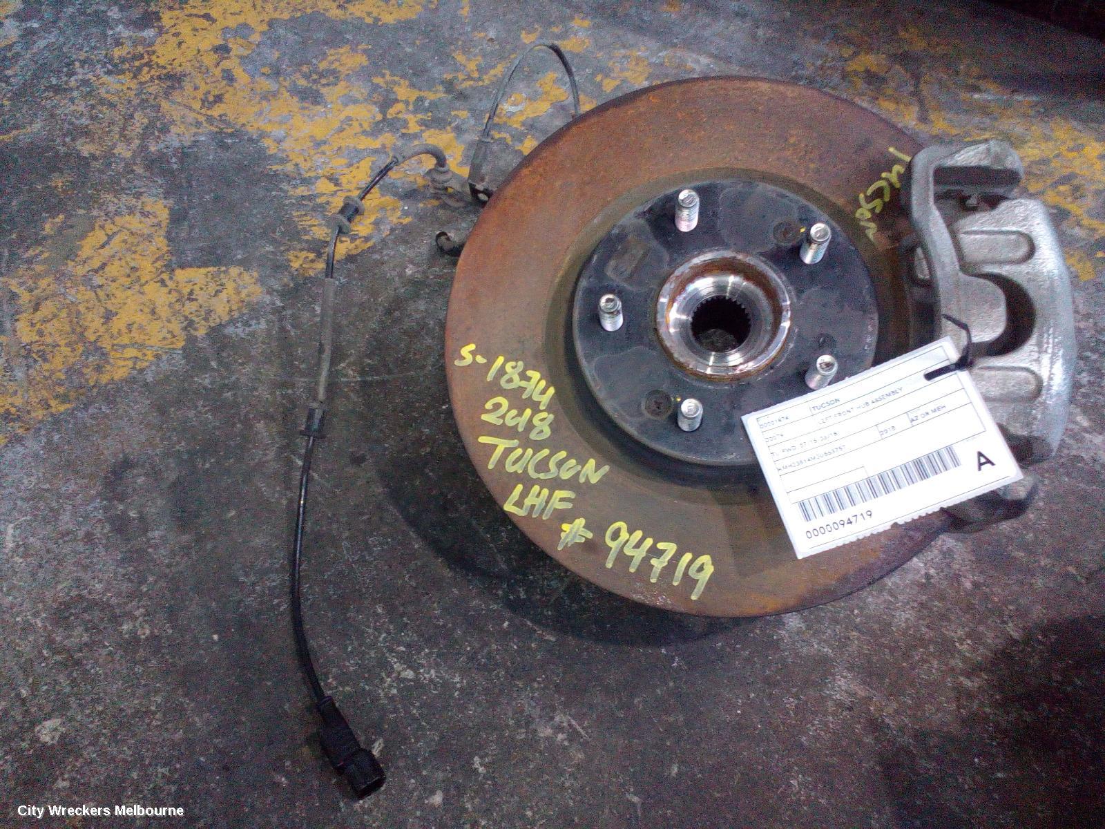 HYUNDAI TUCSON LEFT FRONT HUB ASSEMBLY, TL, FWD, 07/2015 - 06/2018 - Image 2
