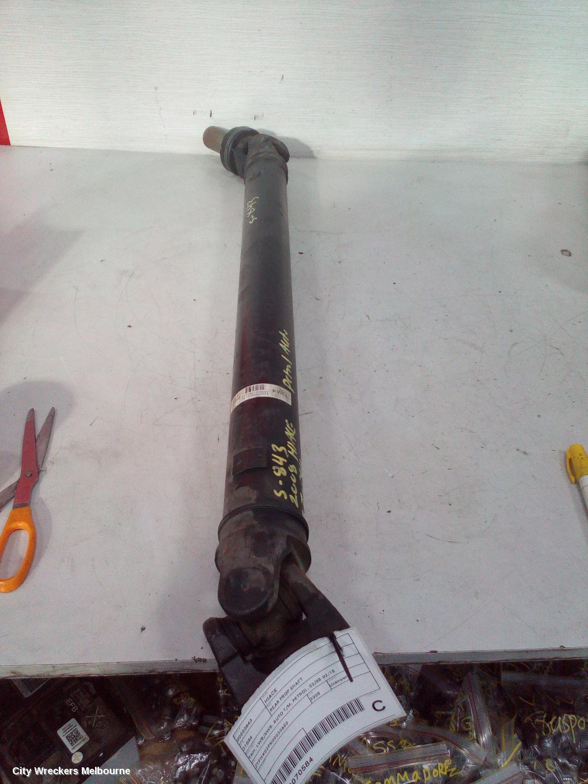 TOYOTA HIACE REAR DRIVE SHAFT, TRH, LWB/SWB, AUTO T/M, PETROL, 03/2005 - 02/2015 - Image 2