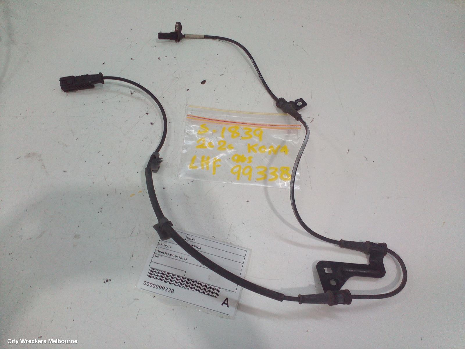 HYUNDAI KONA ABS SENSOR, LH FRONT, OS, 09/2017 ONWARDS - Image 3