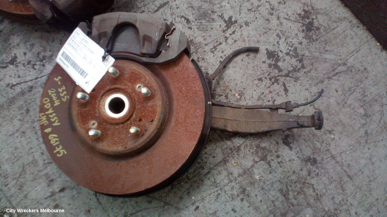 HONDA ODYSSEY LEFT FRONT HUB ASSEMBLY, RB, ABS TYPE, 07/2004 - 12/2013 - Image 1