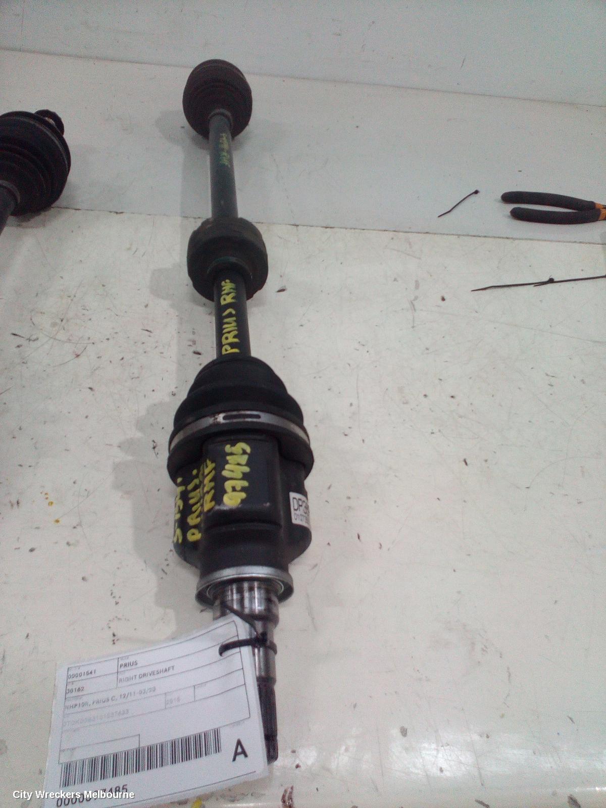 TOYOTA PRIUS RIGHT DRIVESHAFT, NHP10R, PRIUS C, 12/2011 - 03/2020 - Image 2