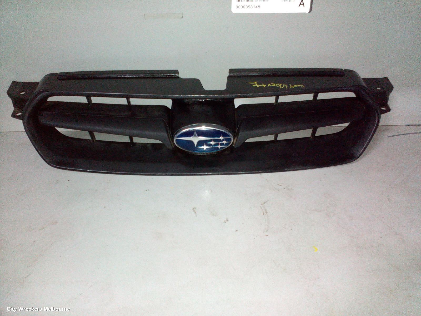 SUBARU LIBERTY GRILLE, 4TH GEN, 2.5 ENG TYPE, 09/2003 - 06/2006 - Image 1