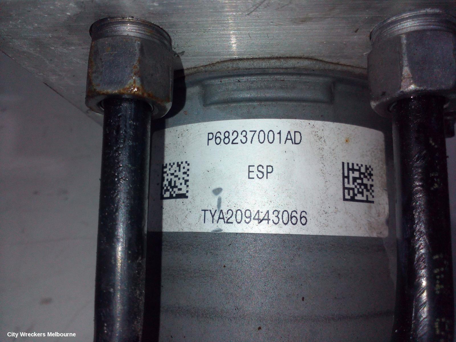 JEEP CHEROKEE ABS PUMP/MODULATOR, P/N P68237001AD, KL, 02/2014 ONWARDS - Image 3