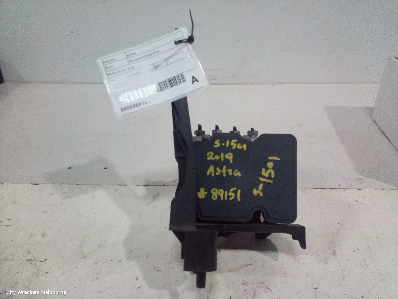 HOLDEN ASTRA ABS PUMP/MODULATOR, BK-BL, 09/2016 - 12/2020 - Image 1