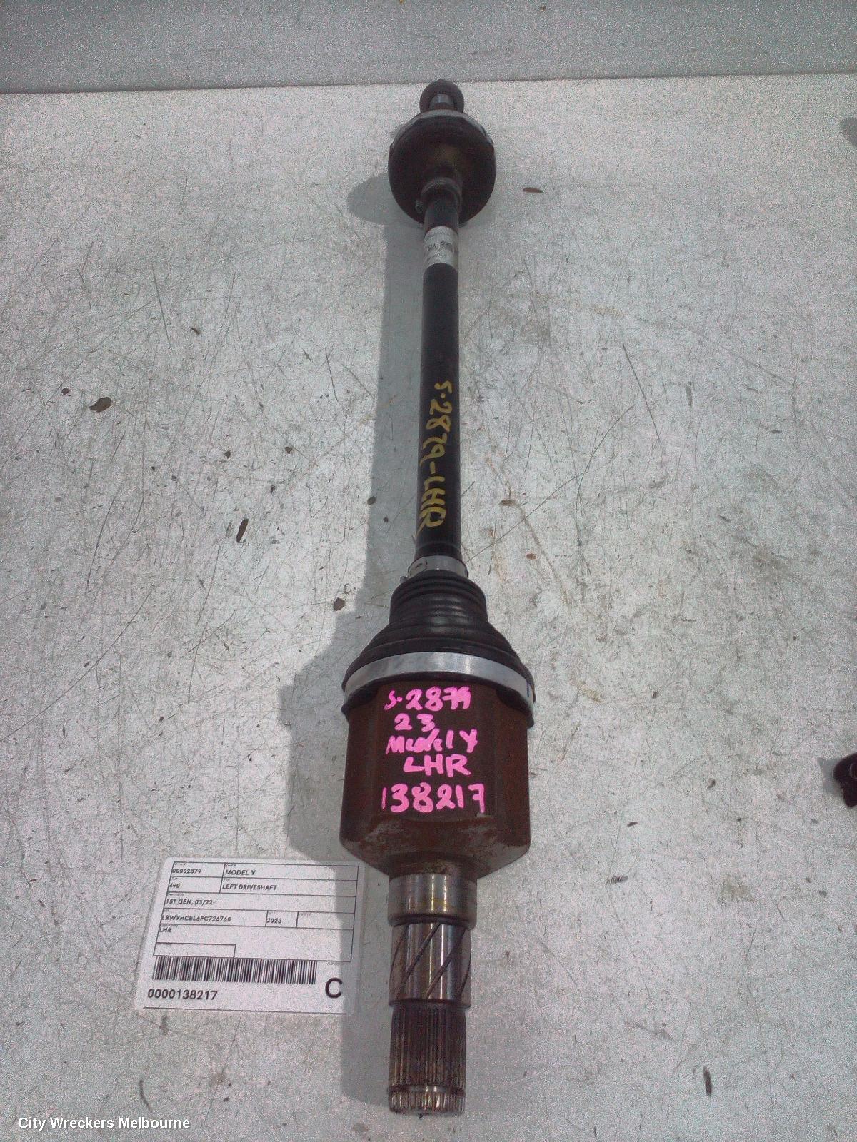 TESLA MODEL Y LEFT DRIVESHAFT, 1ST GEN, 03/2022 ONWARDS - Image 1