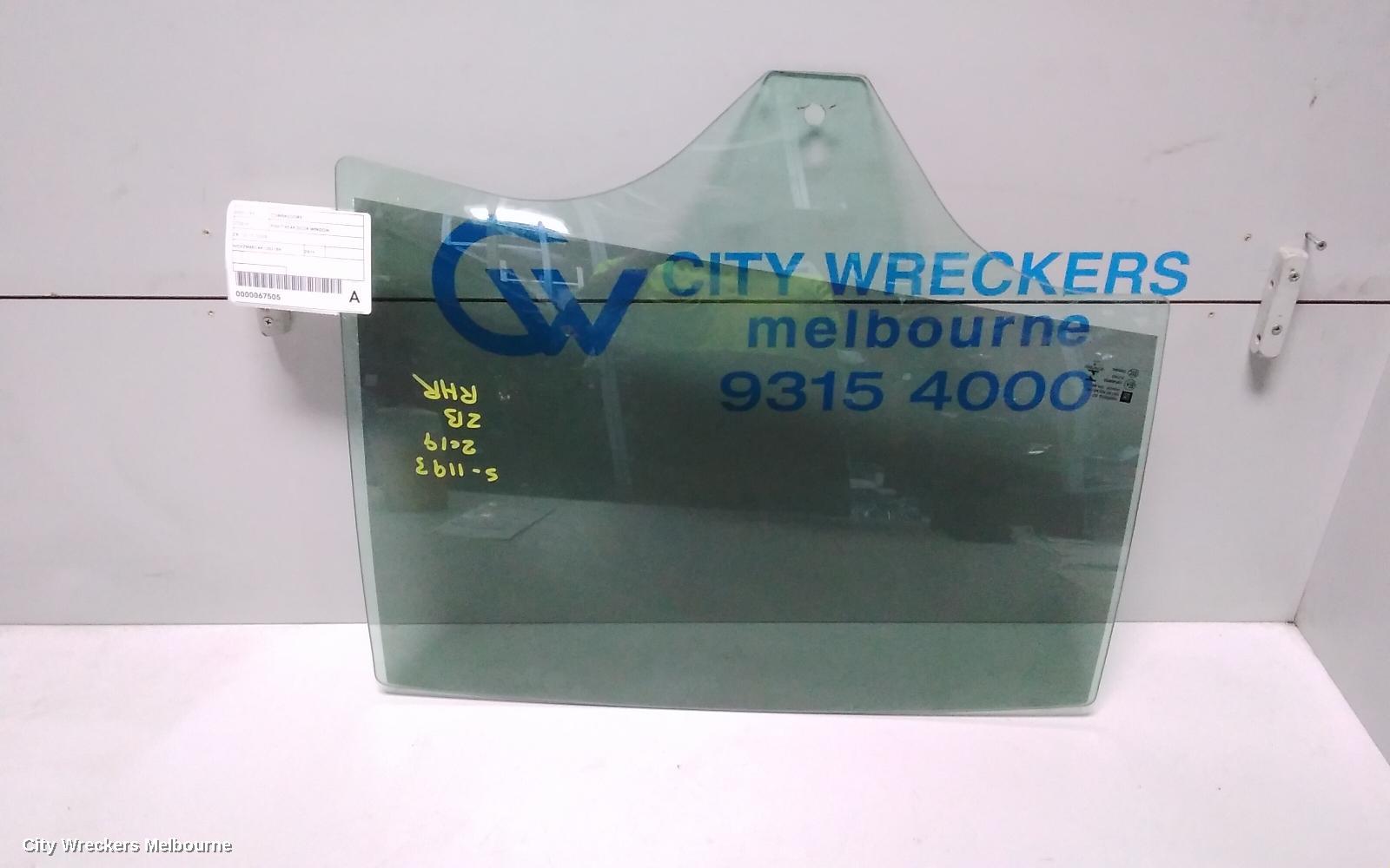 HOLDEN COMMODORE RIGHT REAR DOOR WINDOW, ZB, 10/2017 - 12/2020 - Image 1