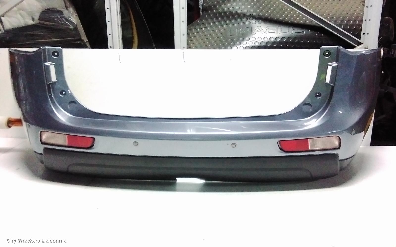 MITSUBISHI OUTLANDER REAR BUMPER, ZJ, BUMPER BAR, NON FLARED, 10/2012 - 02/2014 - Image 1
