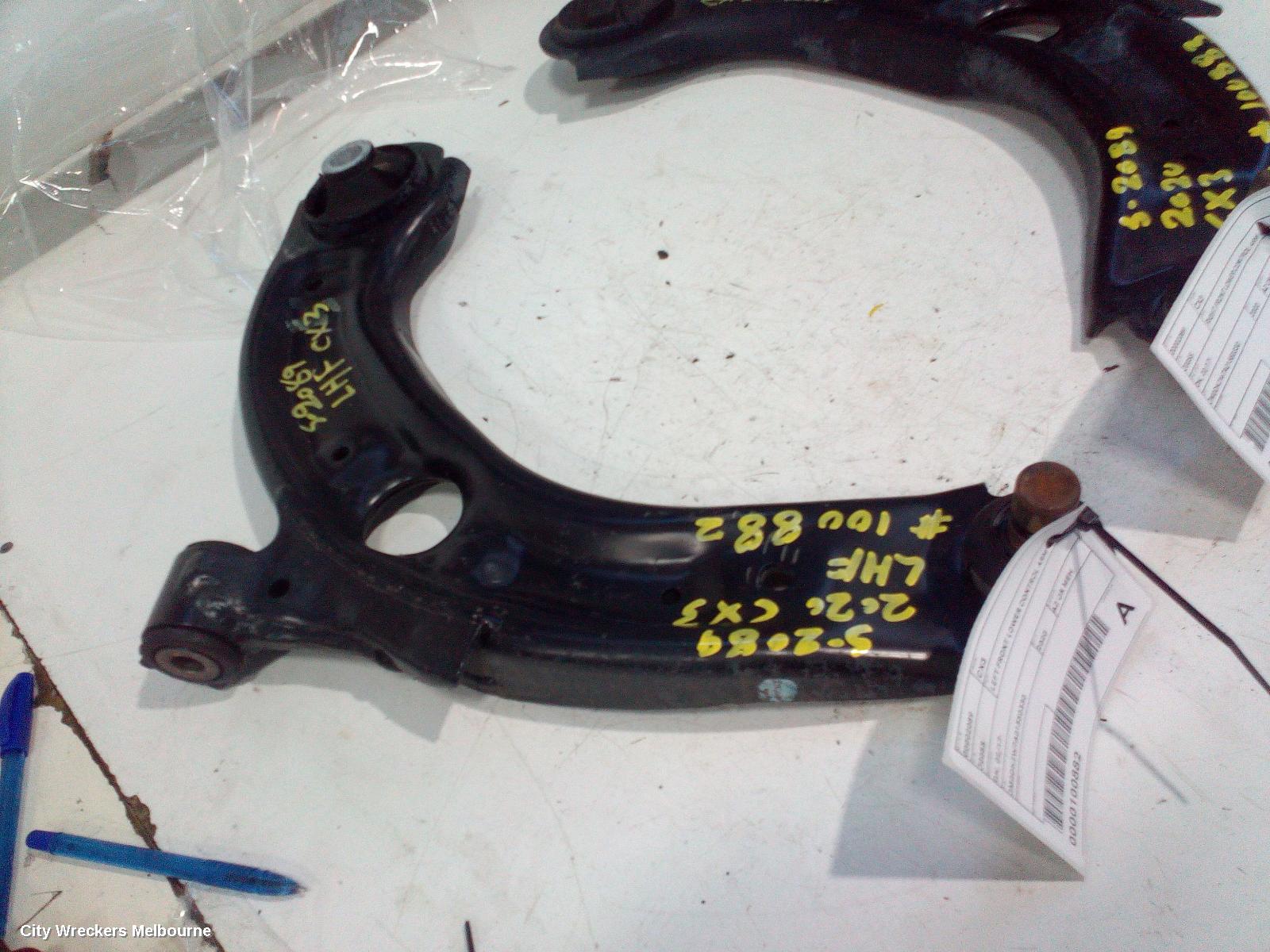 MAZDA CX3 LEFT FRONT LOWER CONTROL ARM, DK, 02/2017 ONWARDS - Image 1