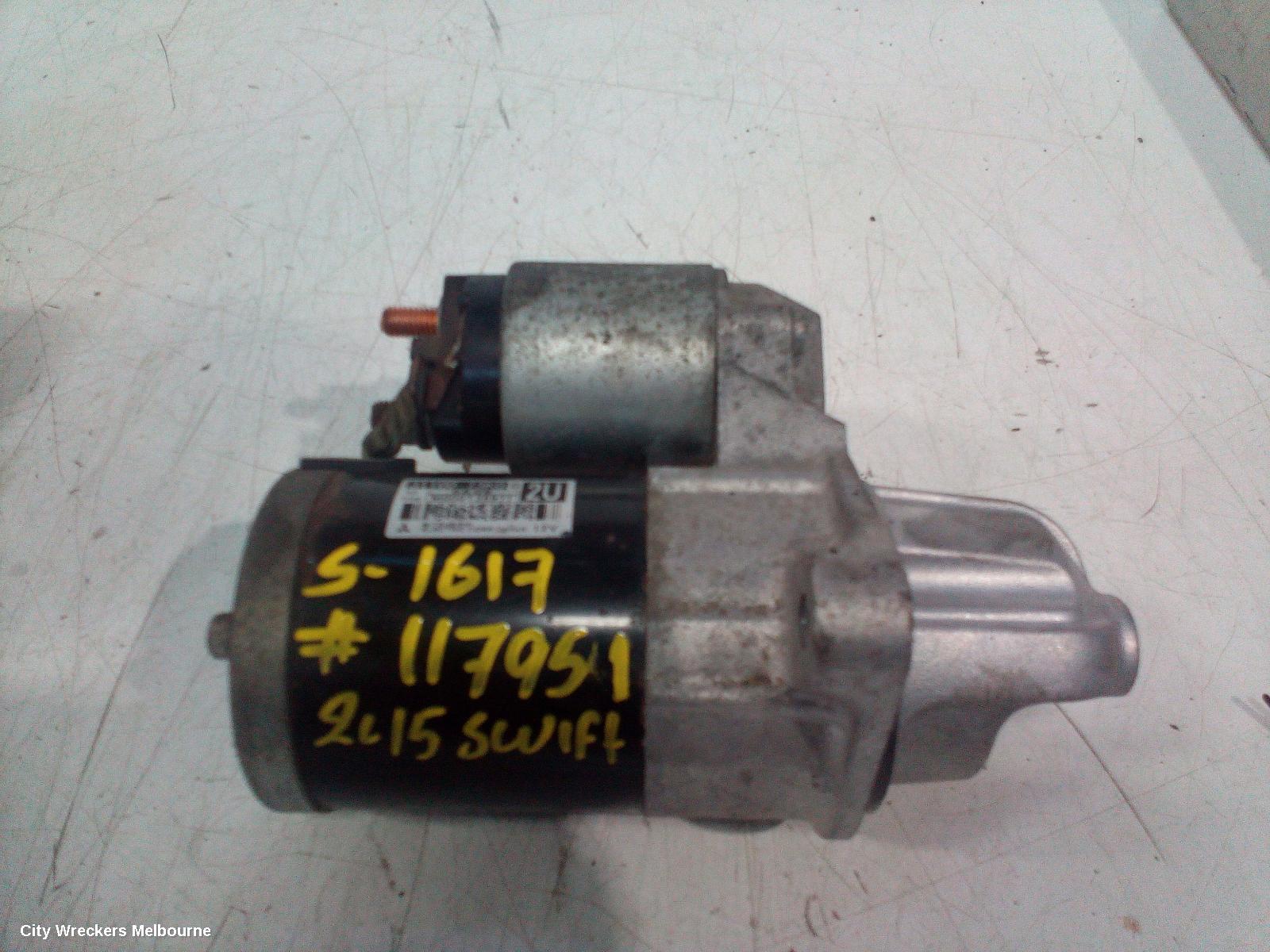 SUZUKI SWIFT STARTER, PETROL, 1.4, K14B, FZ, (VIN JSAFZC), 08/2010 - 03/2017 - Image 2