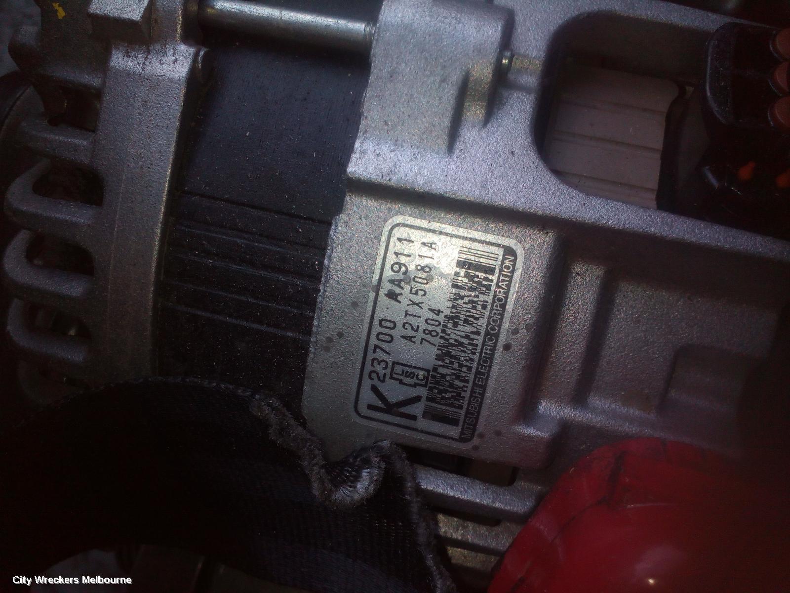 SUBARU OUTBACK ALTERNATOR, PETROL, 2.5, FB25, P/N 23700AA911, 6TH GEN, 08/2014 - 12/2020 - Image 1