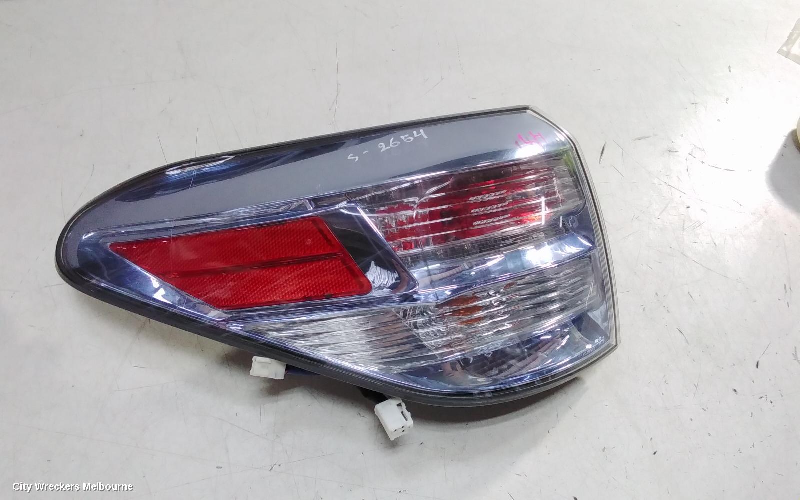 LEXUS RX SERIES LEFT TAILLIGHT, GYL15R, RX450H, IN BODY, 12/2008 - 05/2012 - Image 1