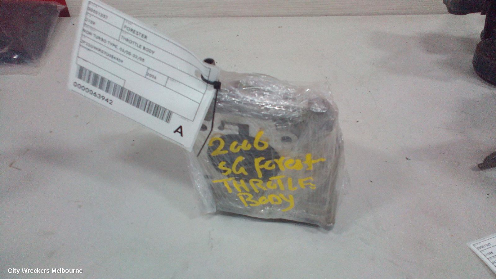 SUBARU FORESTER THROTTLE BODY, NON TURBO, FLY BY WIRE TYPE, 03/2005 - 02/2008 - Image 3