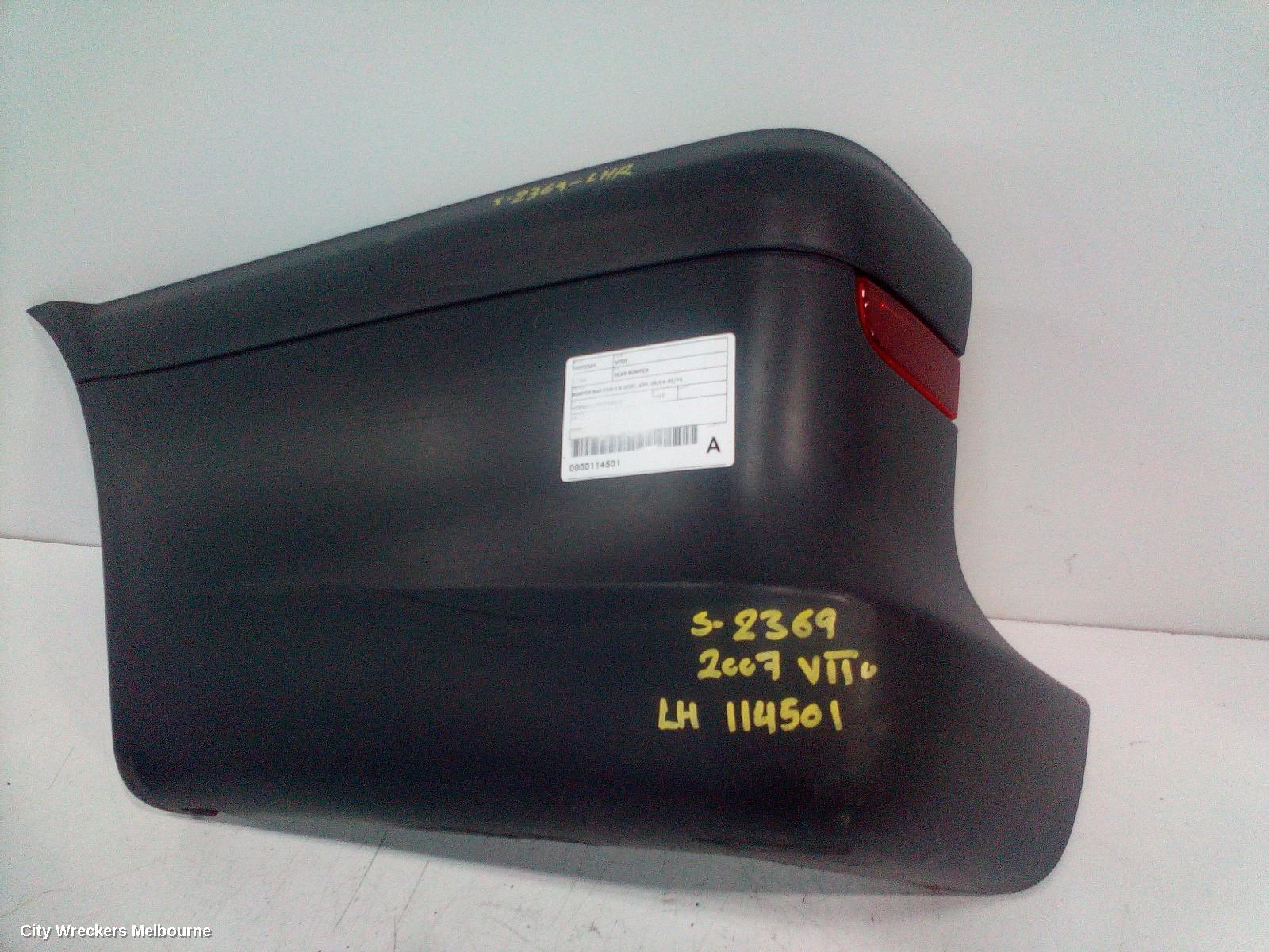 MERCEDES VITO REAR BUMPER, BUMPER BAR END (LH SIDE), 639, 04/2004 - 02/2015 - Image 3