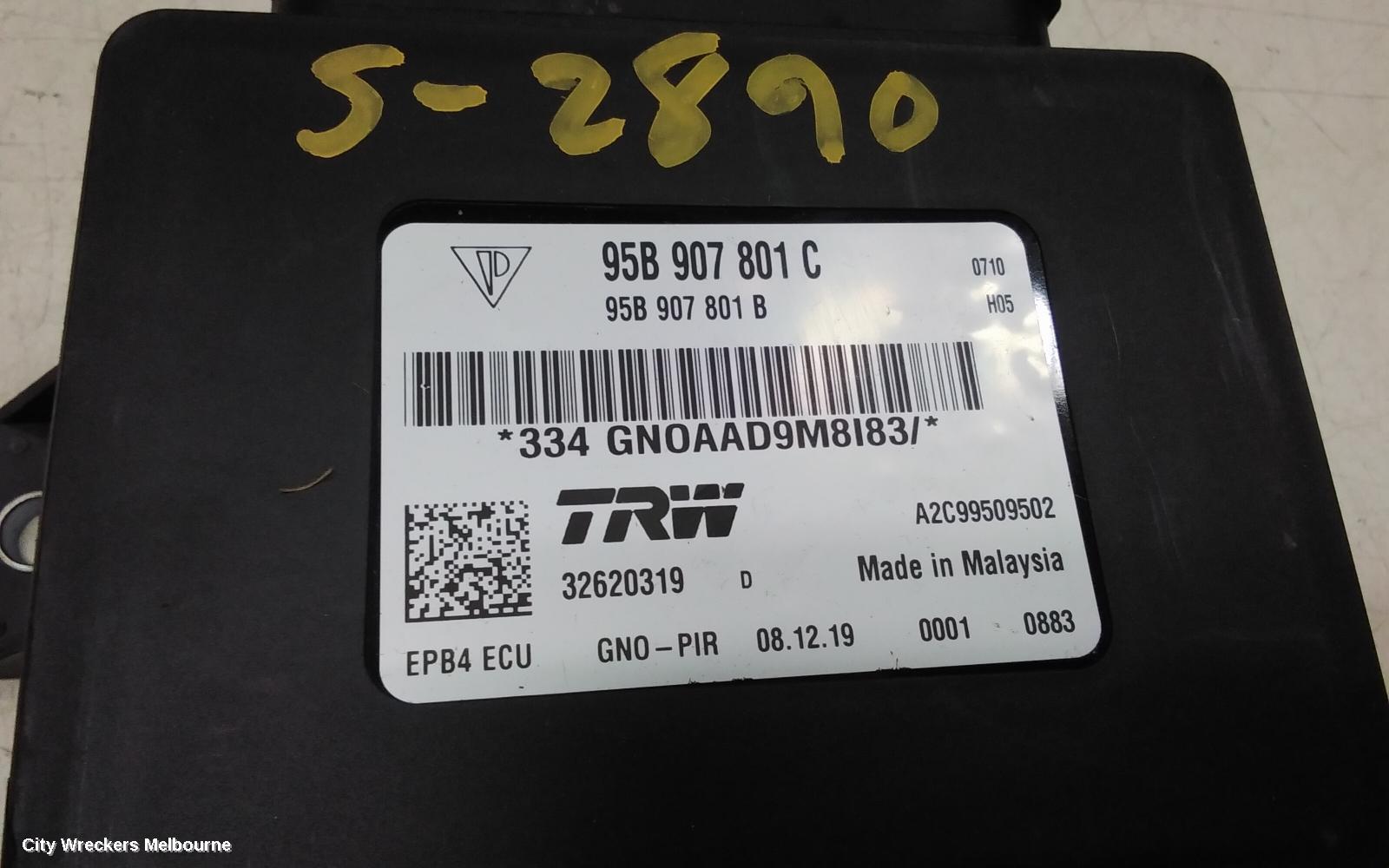 PORSCHE MACAN ECU, PARKING BRAKE MODULE, 95B, 06/2014 ONWARDS - Image 3