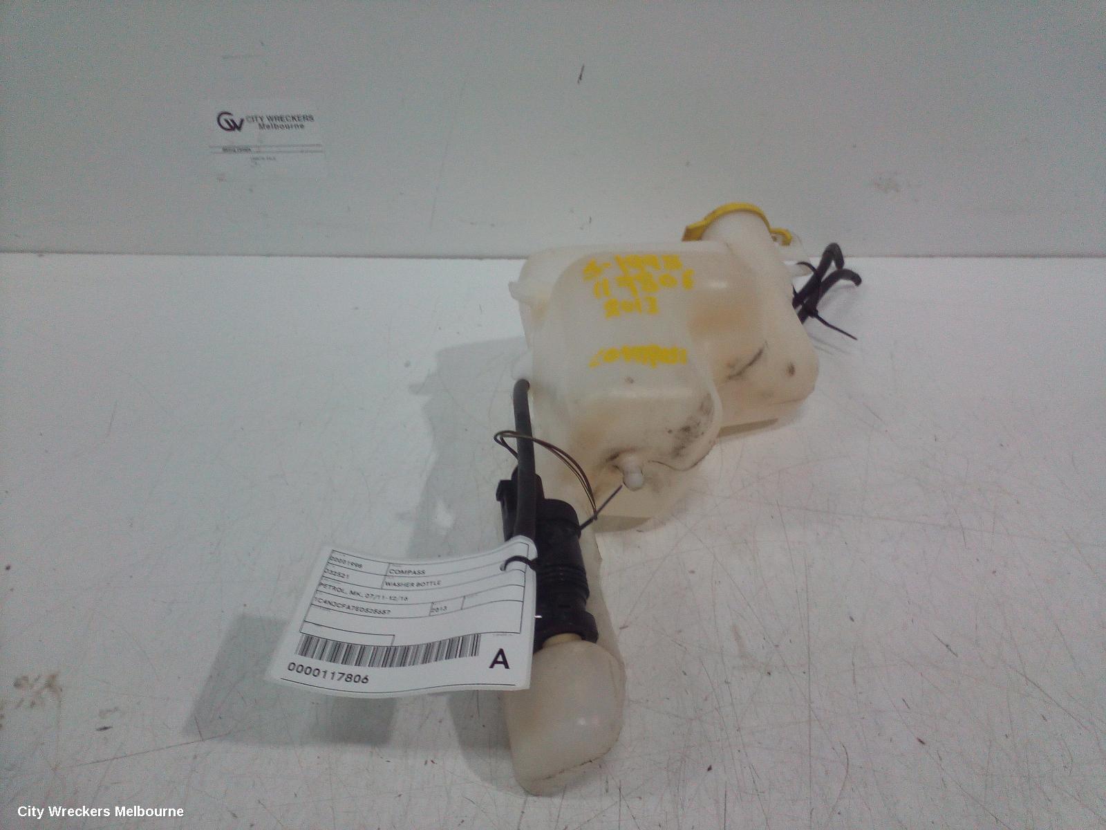 JEEP COMPASS WASHER BOTTLE, PETROL, MK, 07/2011 - 12/2016 - Image 2