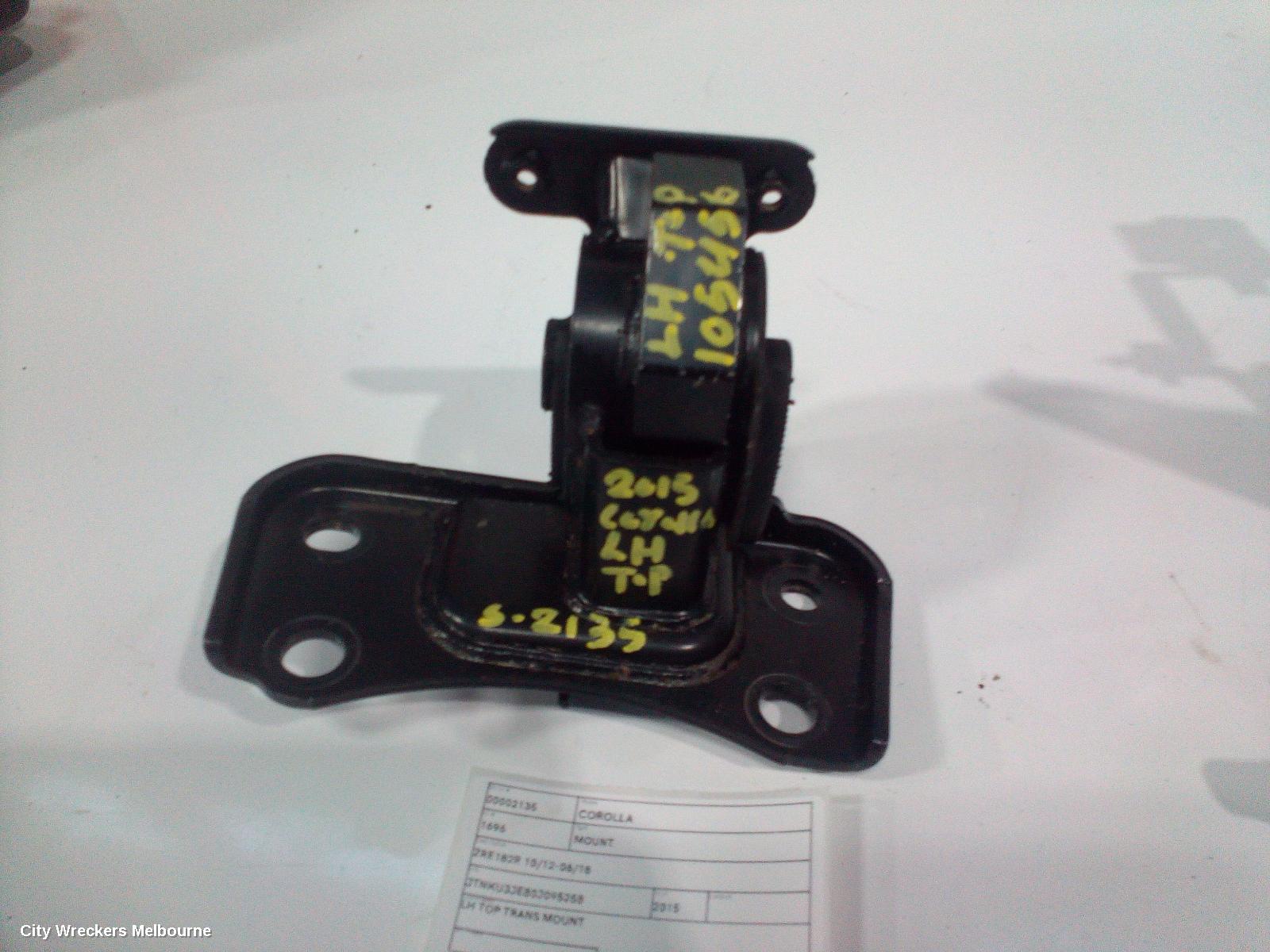 TOYOTA COROLLA MOUNT, ZRE182R 10/2012 - 06/2018 - Image 2