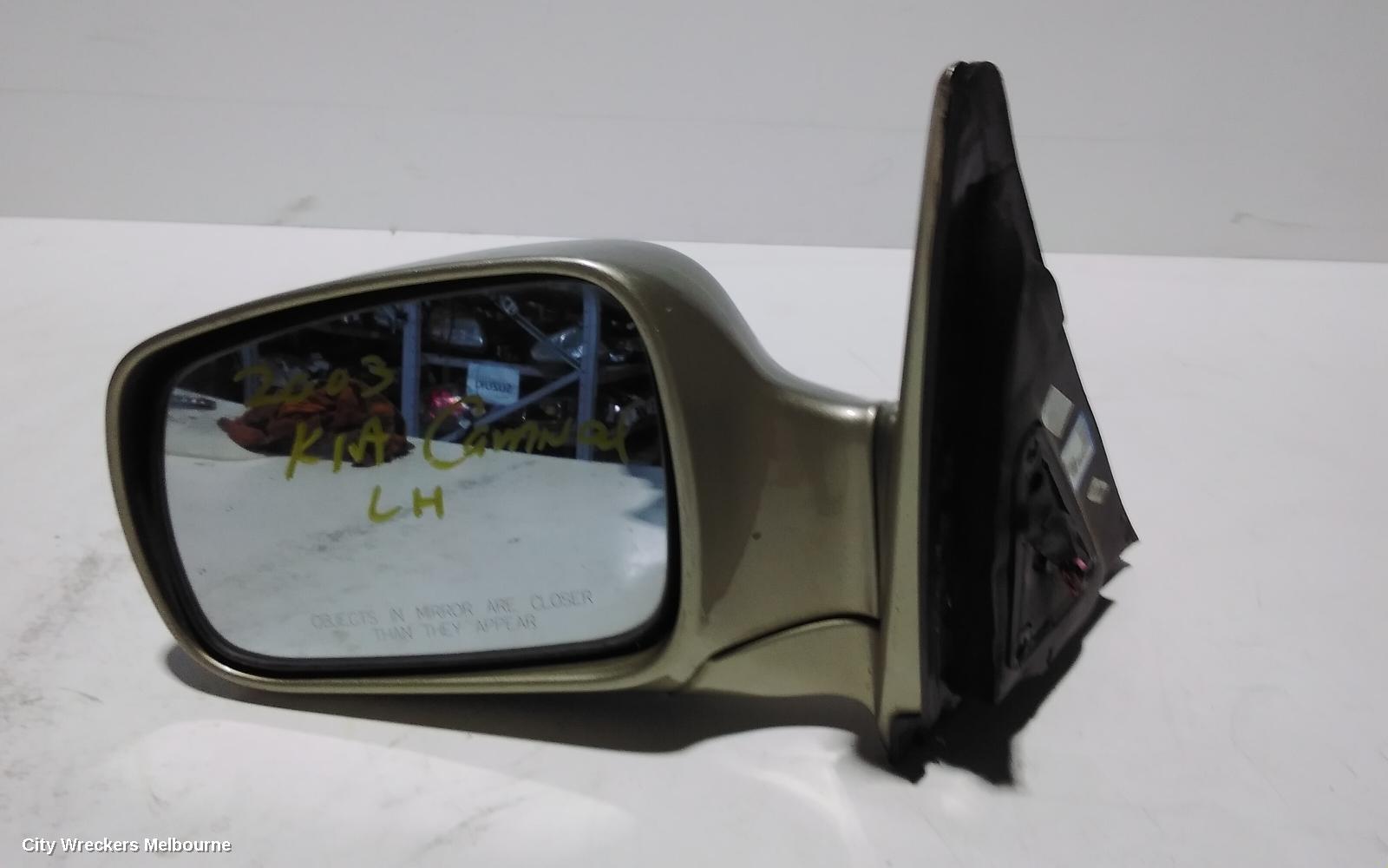 KIA CARNIVAL/GRAND CARNIVAL LEFT DOOR MIRROR, KV SII, HEATED TYPE 12/2001 - 09/2006 - Image 3