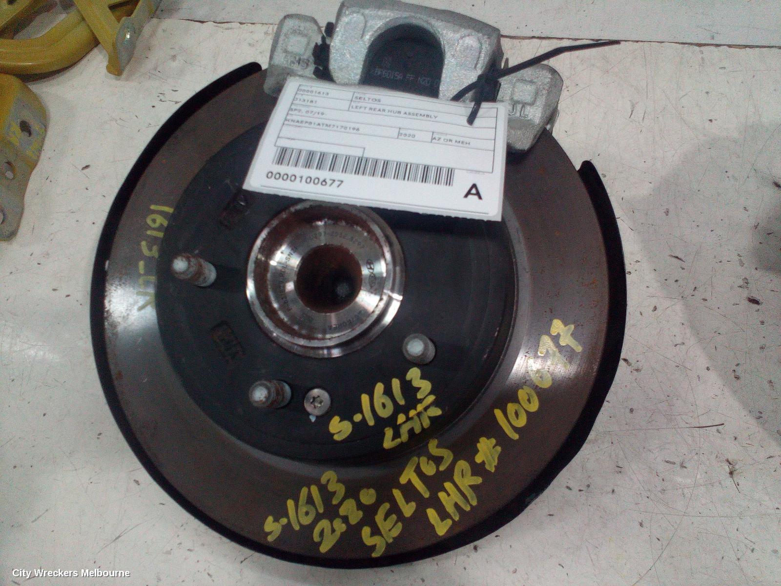 KIA SELTOS LEFT REAR HUB ASSEMBLY, SP2, FWD, 07/2019 ONWARDS - Image 1