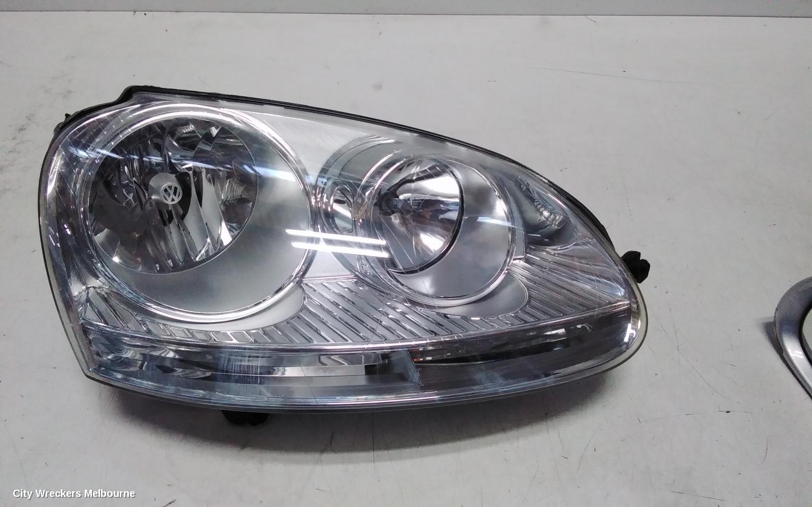 VOLKSWAGEN GOLF RIGHT HEADLAMP, GEN 5, HALOGEN, CHROME INSERT TYPE, 06/2004 - 02/2009 - Image 2