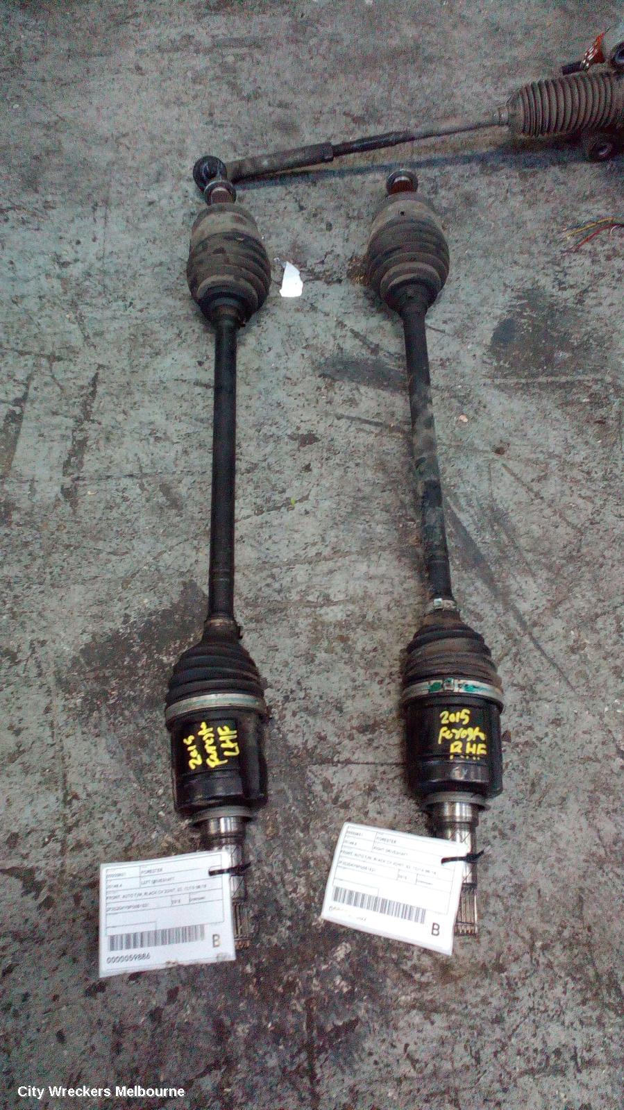 SUBARU FORESTER LEFT DRIVESHAFT, FRONT, AUTO T/M, BLACK CV JOINT, SJ, 12/2013 - 08/2018 - Image 2
