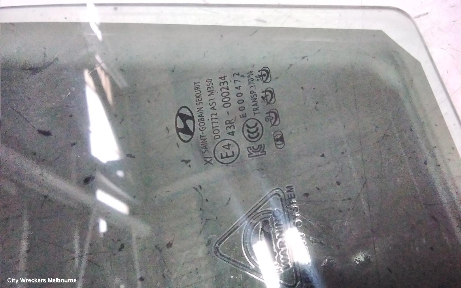 HYUNDAI GENESIS LEFT FRONT DOOR WINDOW, ULTIMATE PACK, DOUBLE GLAZED TYPE, DH, 11/2014 - 01/2018 - Image 2