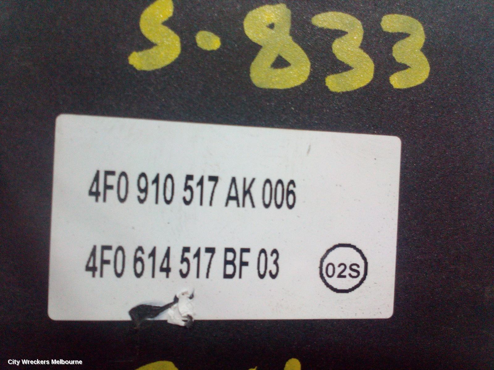 AUDI A6 ABS PUMP/MODULATOR, 4F/C6, P/N 4F0614517BF, 11/2004 - 07/2011 - Image 1