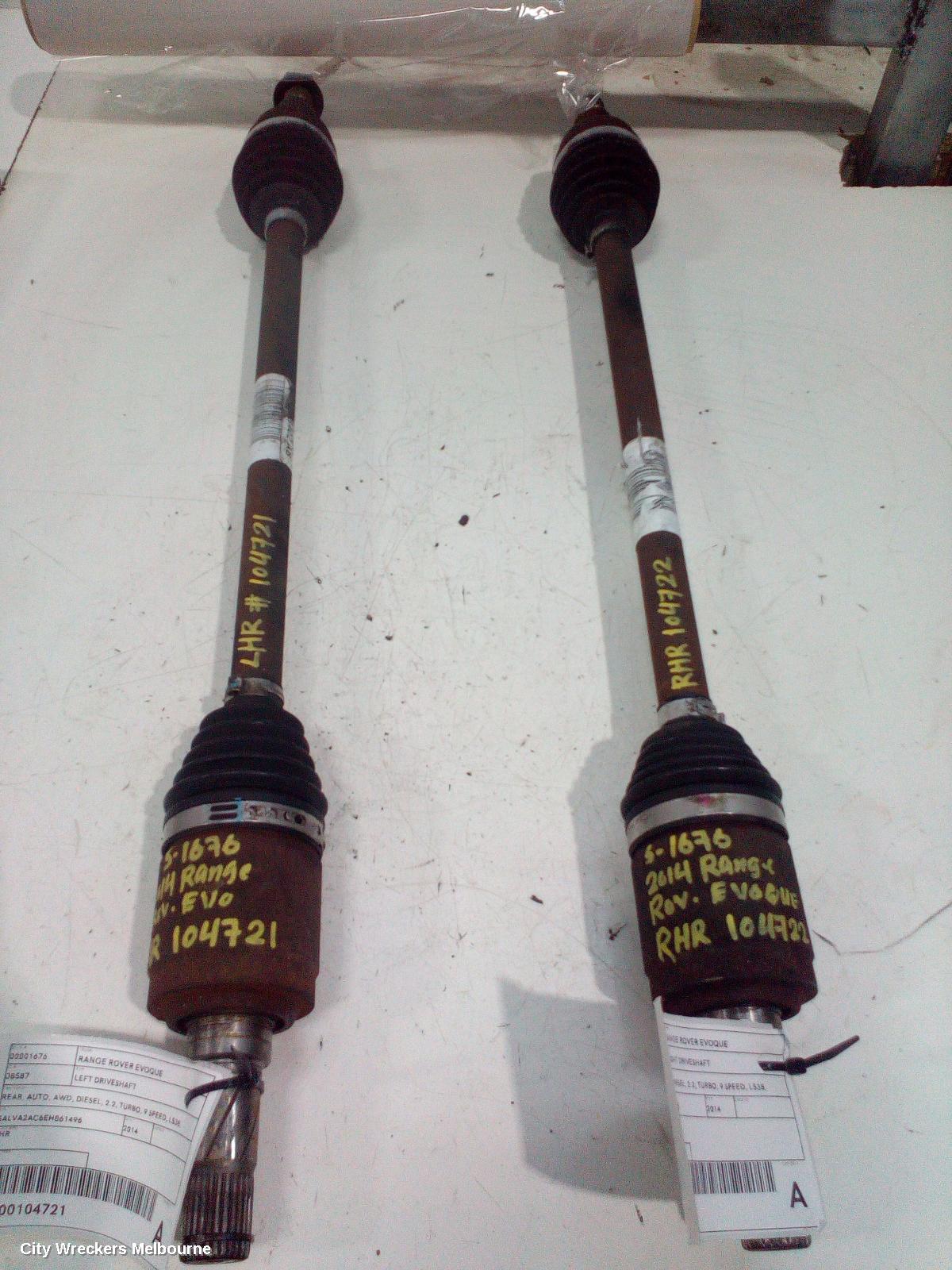 LAND ROVER RANGEROVER EVOQUE RIGHT DRIVESHAFT, REAR, EFFICIENT DRIVELINE, L538, 11/2011 - 01/2019 - Image 3