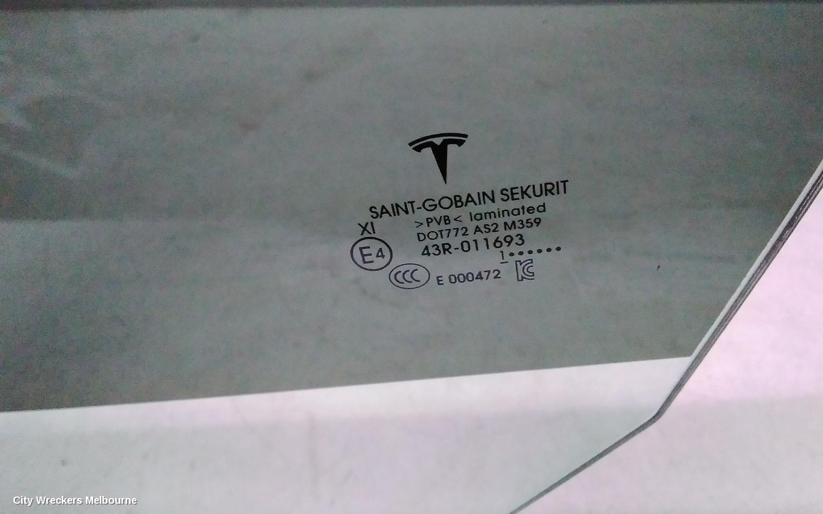 TESLA MODEL 3 LEFT FRONT DOOR WINDOW, 1ST GEN, 06/2019 ONWARDS - Image 3