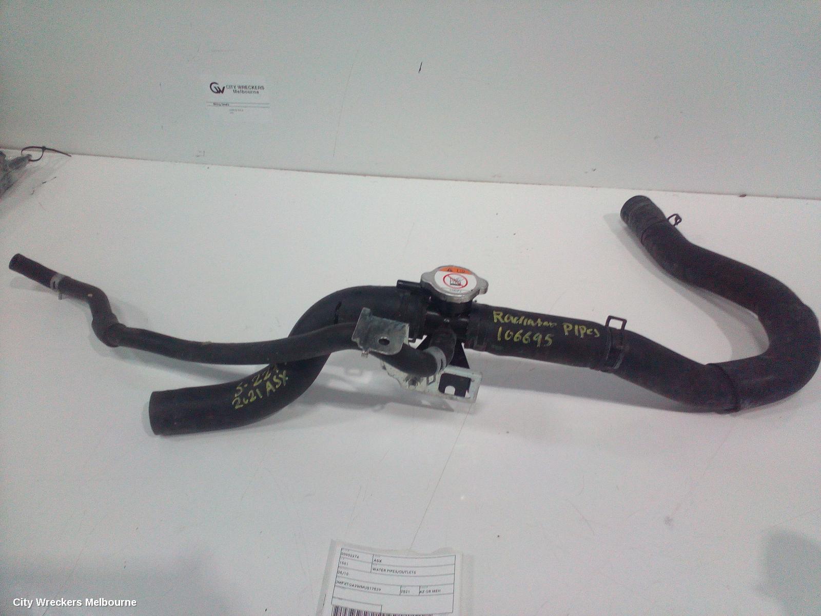 MITSUBISHI ASX WATER PIPES/OUTLETS, 05/2010 ONWARDS - Image 2