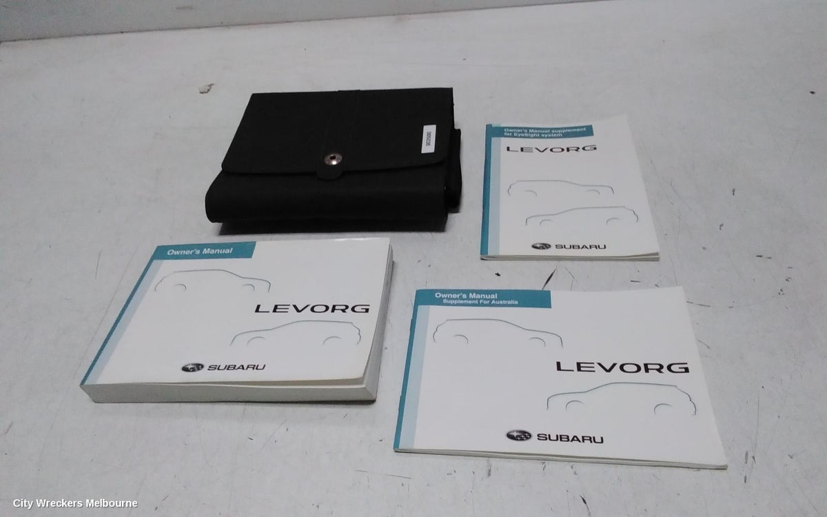 SUBARU LEVORG OWNERS HANDBOOK, V1, 05/2016 - 12/2020 - Image 2