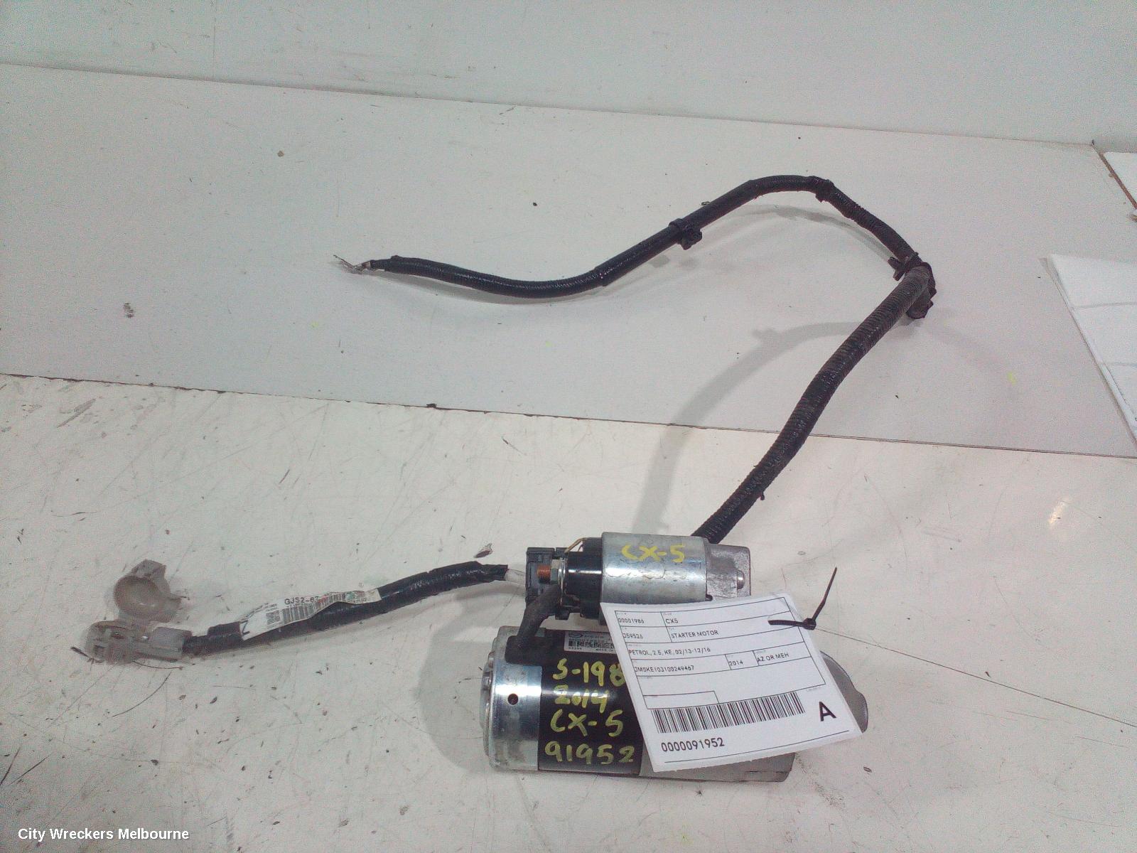 MAZDA CX5 STARTER, PETROL, 2.0/2.5, KE, 03/2012 - 12/2016 - Image 3