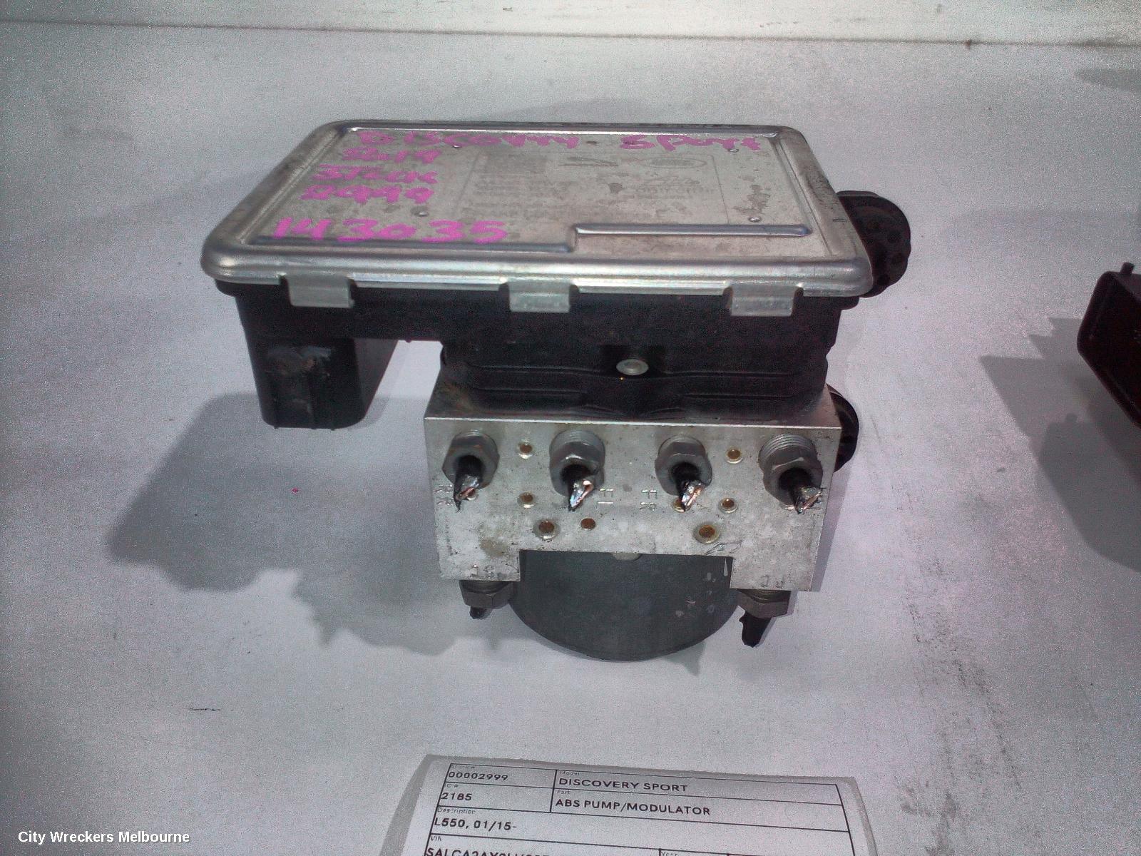 LAND ROVER DISCOVERY SPORT ABS PUMP/MODULATOR, L550, 01/2015 ONWARDS - Image 2