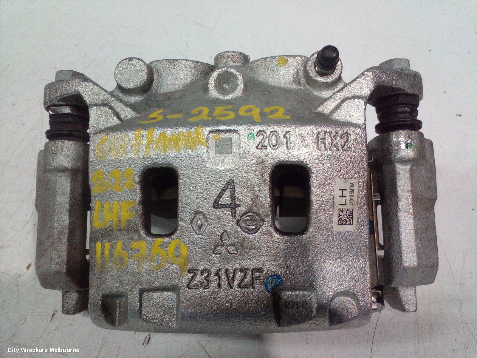 MITSUBISHI OUTLANDER CALIPER, LH FRONT, 4WD, ZM, 08/2021 ONWARDS - Image 3