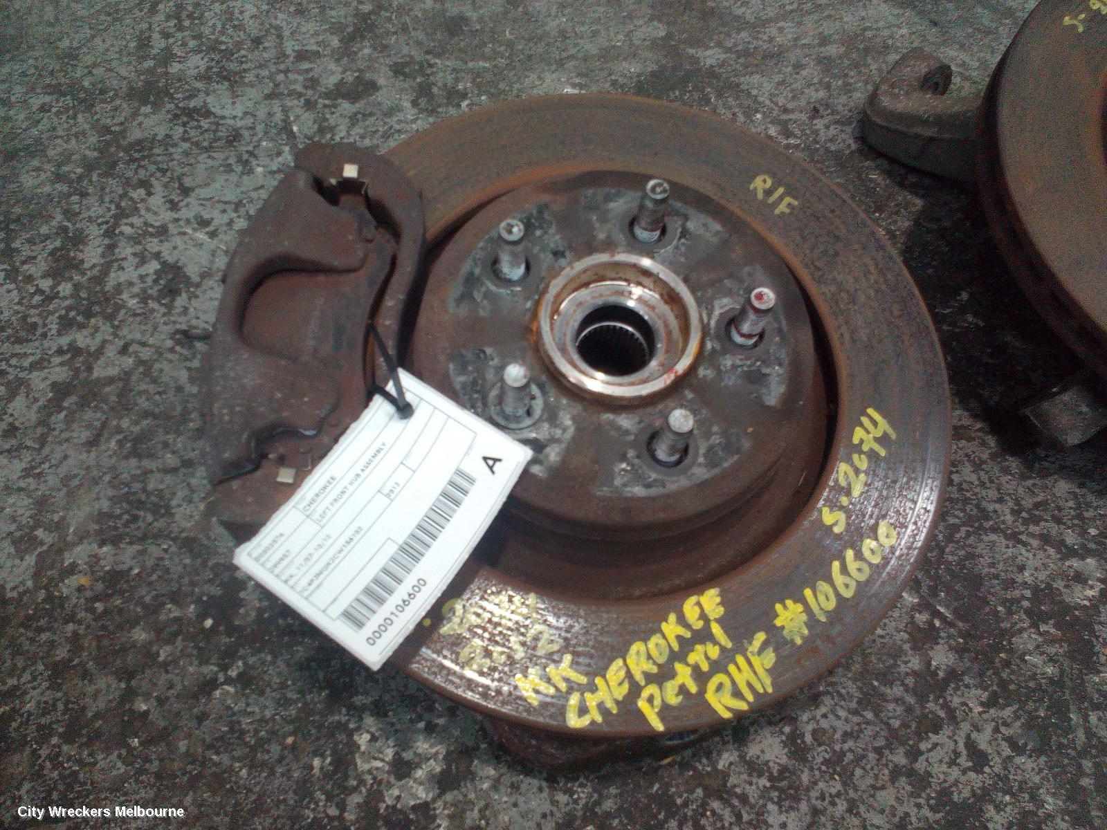 JEEP CHEROKEE LEFT FRONT HUB ASSEMBLY, KK, 11/2007 - 10/2012 - Image 1