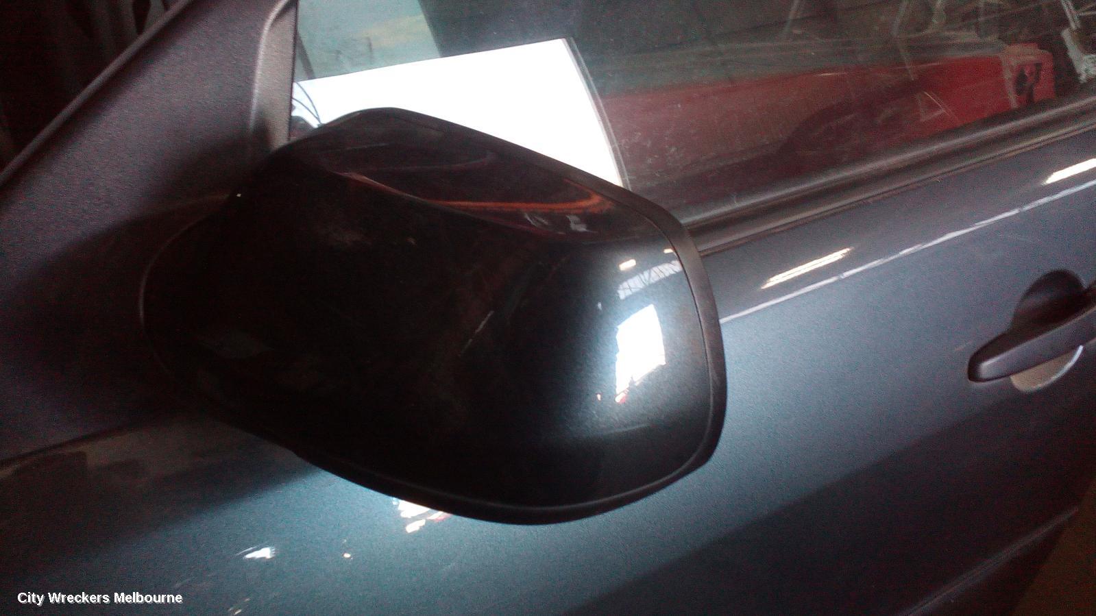 MAZDA 3 LEFT DOOR MIRROR, BK, MANUAL, SEDAN, 01/2004 - 04/2009 - Image 1