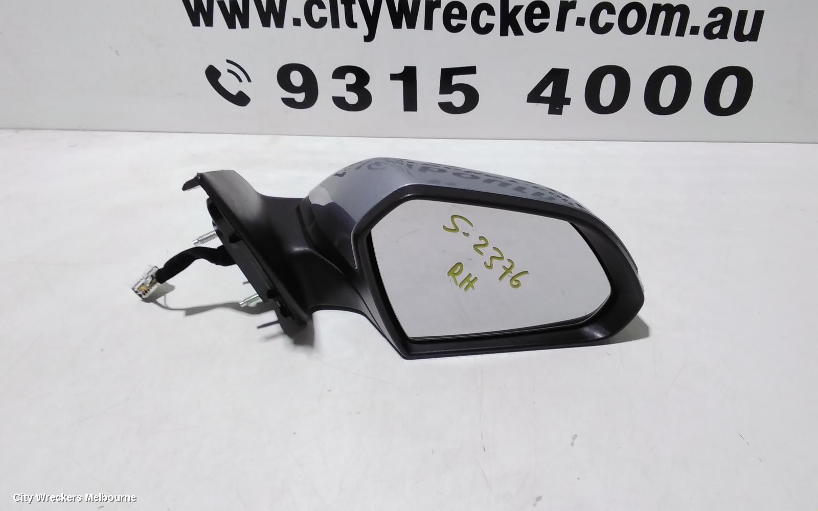 HYUNDAI SONATA RIGHT DOOR MIRROR, LF, COLOUR CODED, MANUAL FOLDING, 10/2014 - 01/2020 - Image 2