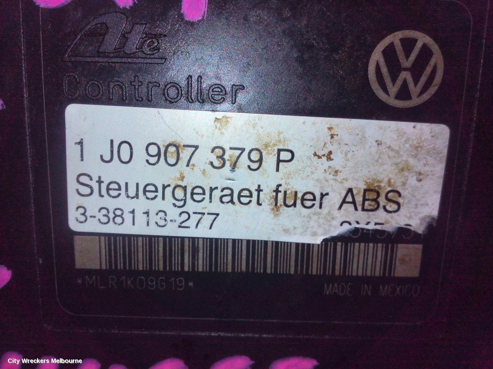 VOLKSWAGEN GOLF ABS PUMP/MODULATOR, GEN 4, ON MOTOR P/N 1J0614117D, 09/1998 - 06/2004 - Image 2