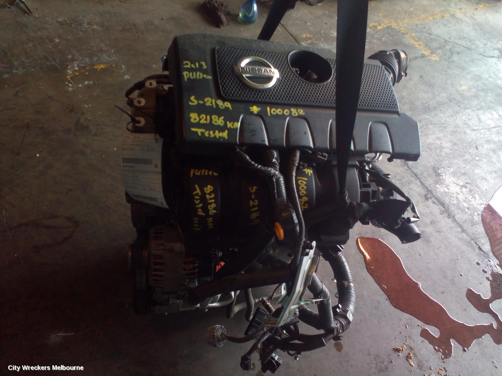 NISSAN PULSAR ENGINE, PETROL, 1.8, MRA8DE, B17/C12, 12/2012 - 12/2017 - Image 1