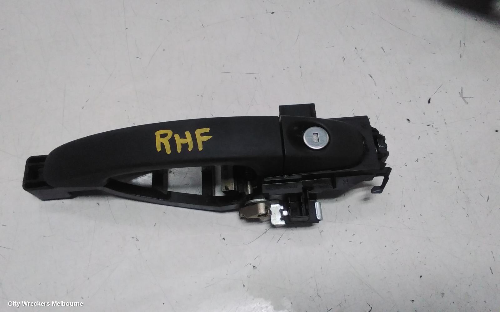 FORD RANGER DOOR HANDLE, OUTER, RH FRONT, BLACK, PX, 06/2011 - 04/2022 - Image 1