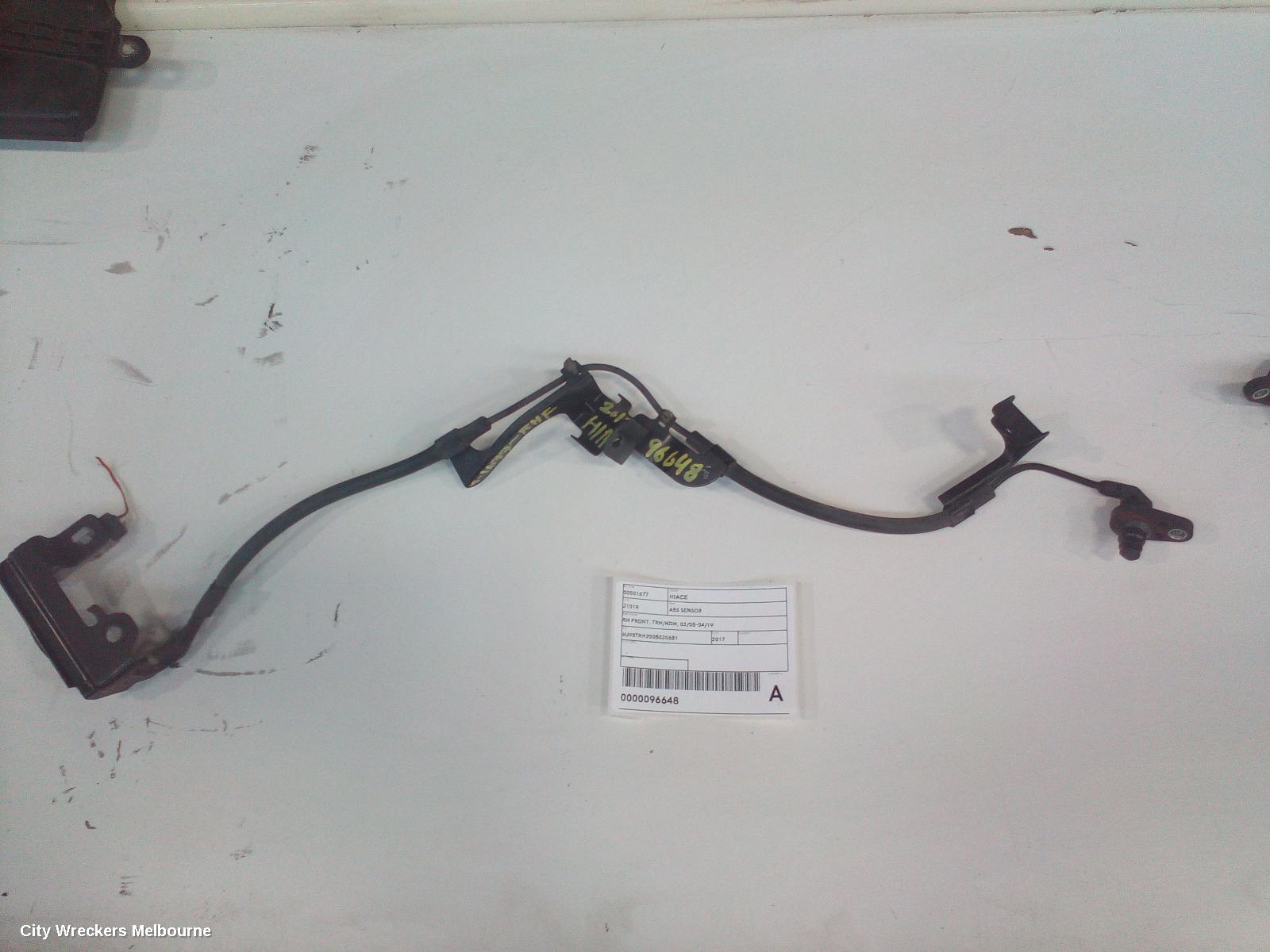 TOYOTA HIACE ABS SENSOR, RH FRONT, W/ LOOM TYPE, TRH/KDH, 03/2005 - 04/2019 - Image 3