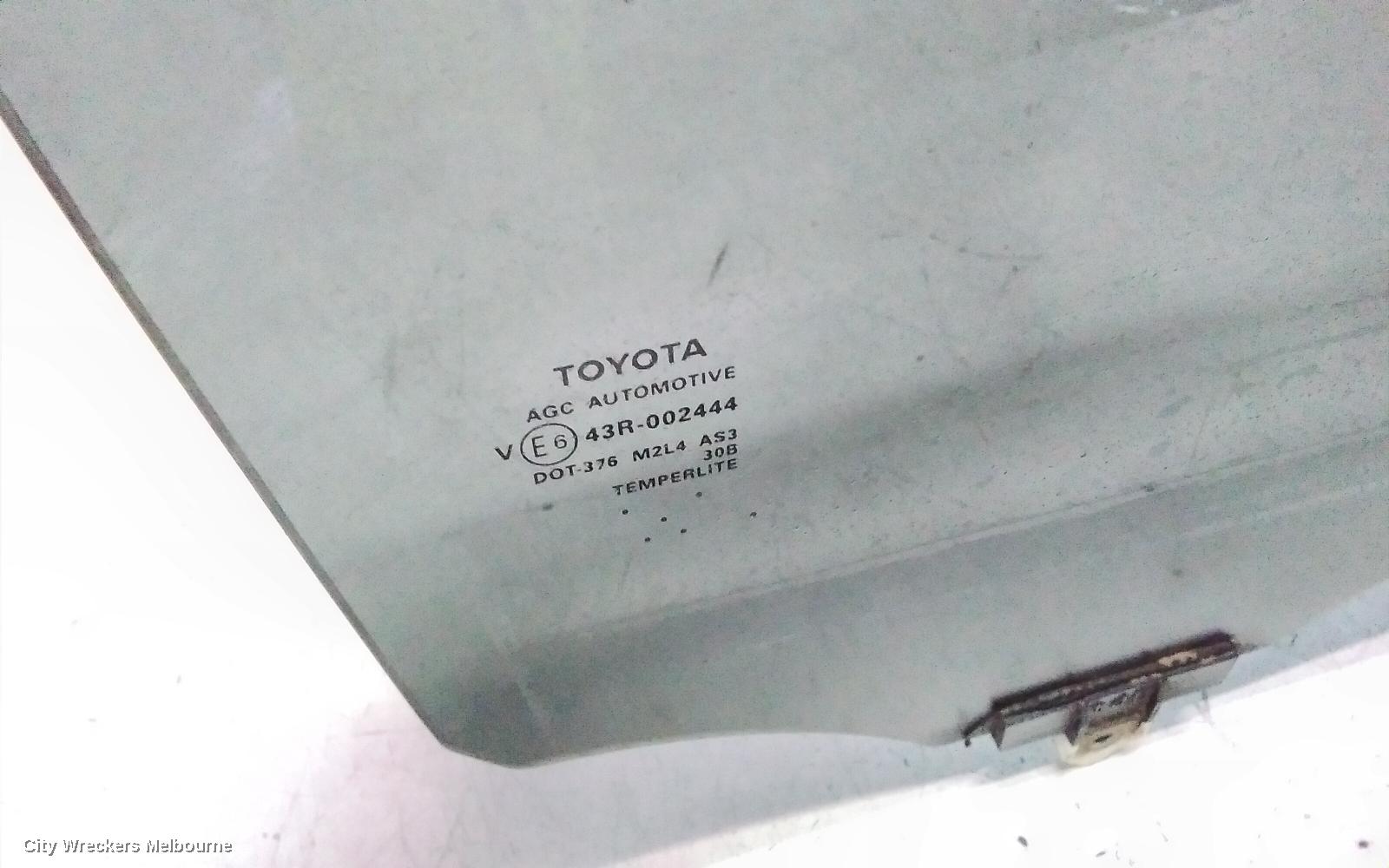 TOYOTA KLUGER RIGHT REAR DOOR WINDOW, GSU50/GSU55, 12/2013 - 02/2021 - Image 3