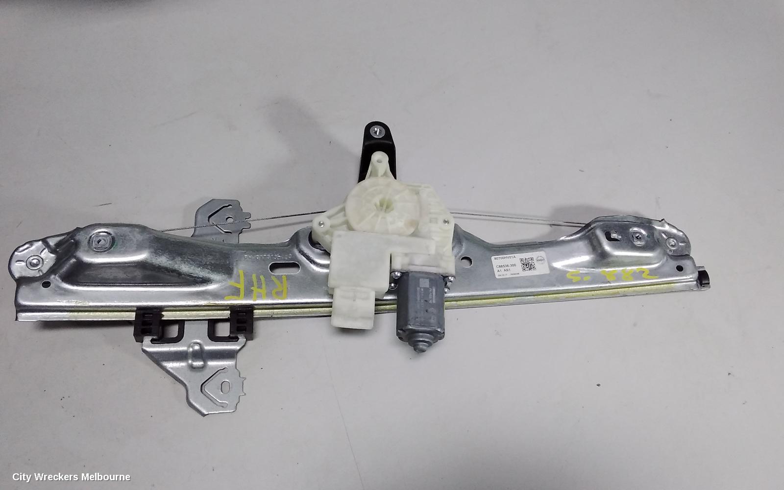 NISSAN QASHQAI RIGHT FRONT WINDOW REG/MOTOR, J11, 12/2013 - 07/2021 - Image 3