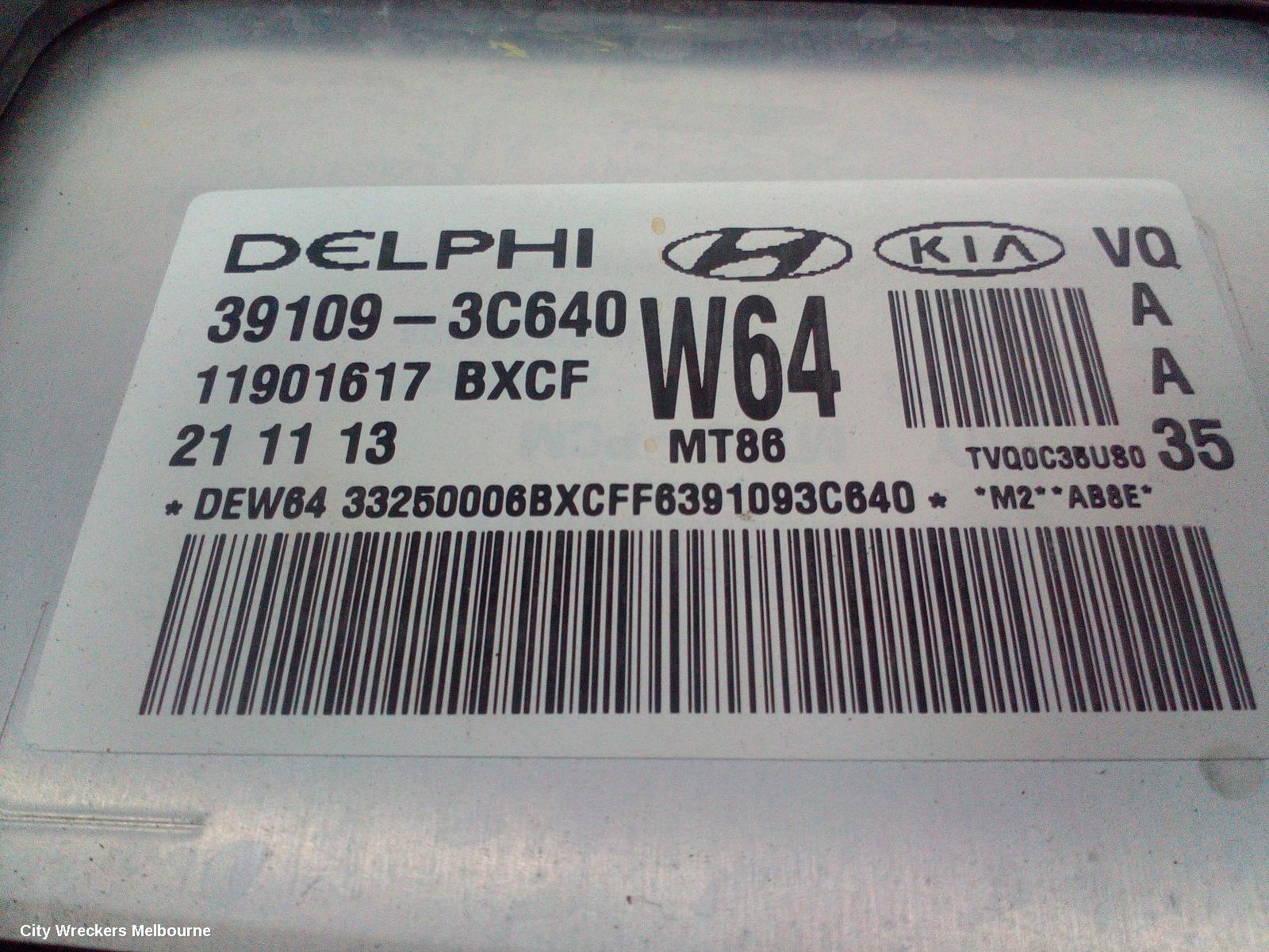 KIA CARNIVAL/GRAND CARNIVAL ECU, ENGINE ECU, 3.5, G6DC, AUTO T/M, ECU ONLY, VQ, 03/2010 - 12/2014 - Image 3