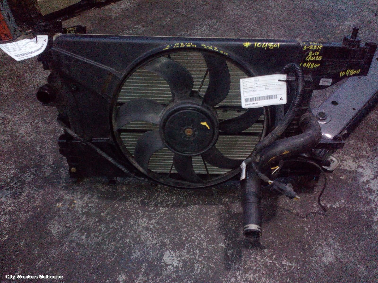 HOLDEN CRUZE FAN, RADIATOR FAN, JG, PETROL, MANUAL T/M, 03/2009 - 02/2011 - Image 2