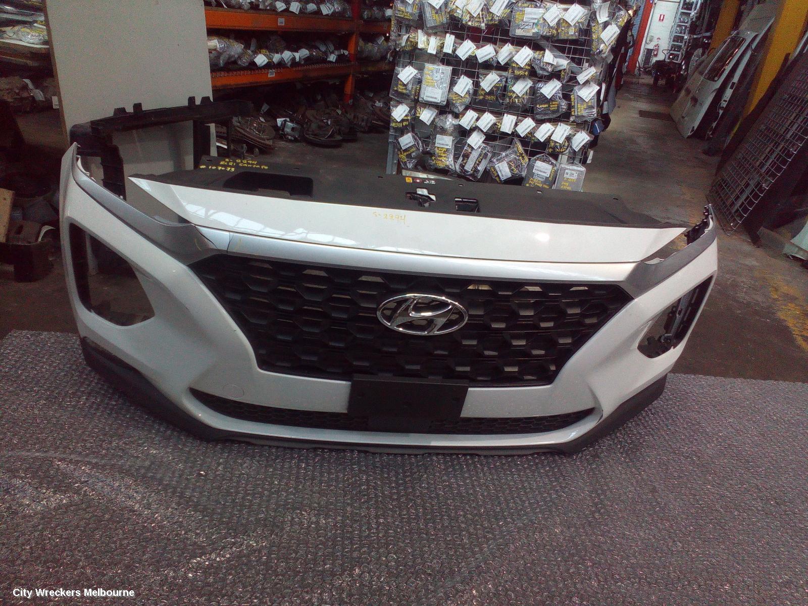 HYUNDAI SANTA FE FRONT BUMPER, TM, ACTIVE, NON PARK SENSOR TYPE, 03/2018 - 09/2020 - Image 2