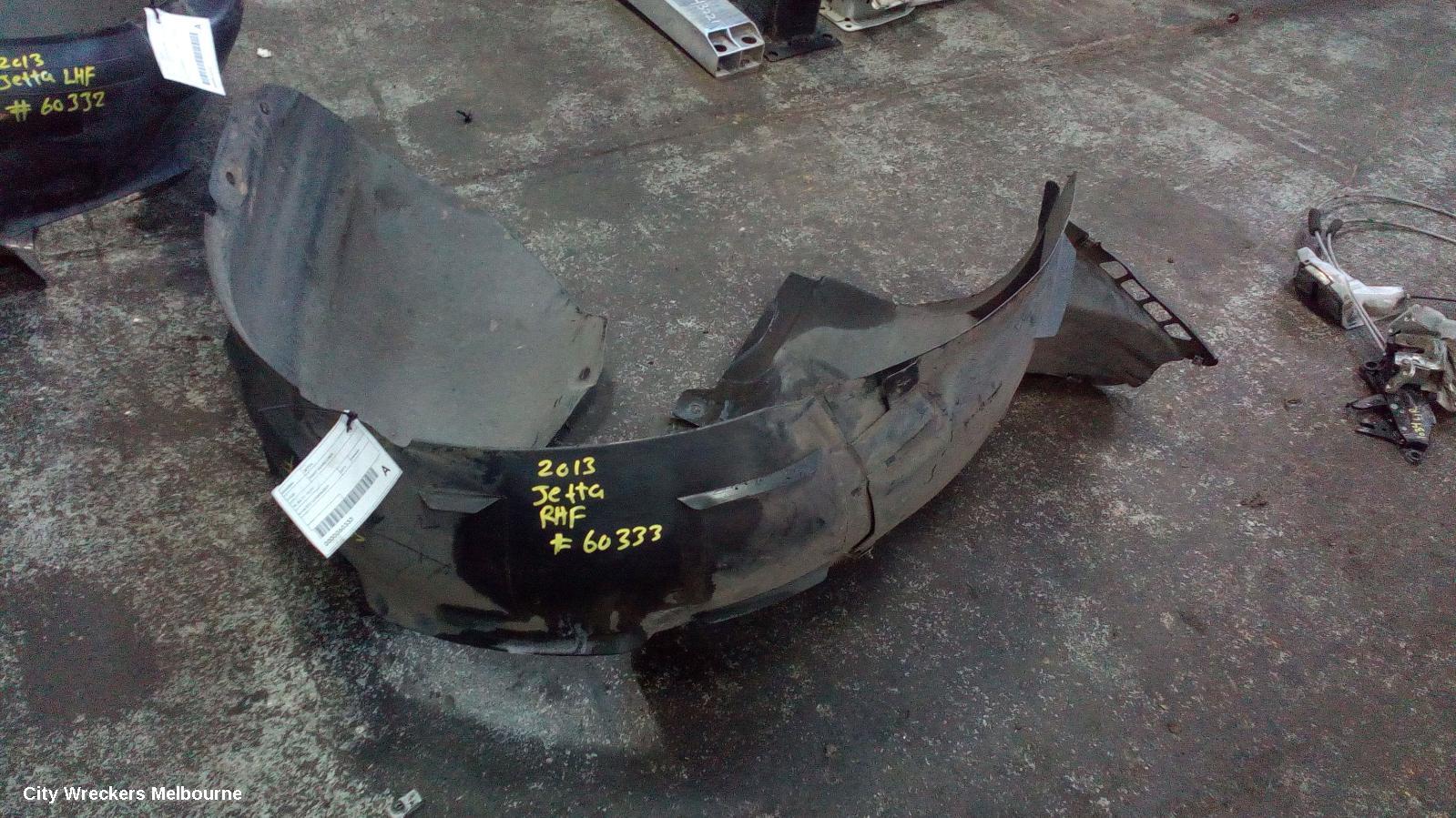 VOLKSWAGEN JETTA RIGHT GUARD LINER, 1B, 02/2011 - 12/2014 - Image 1