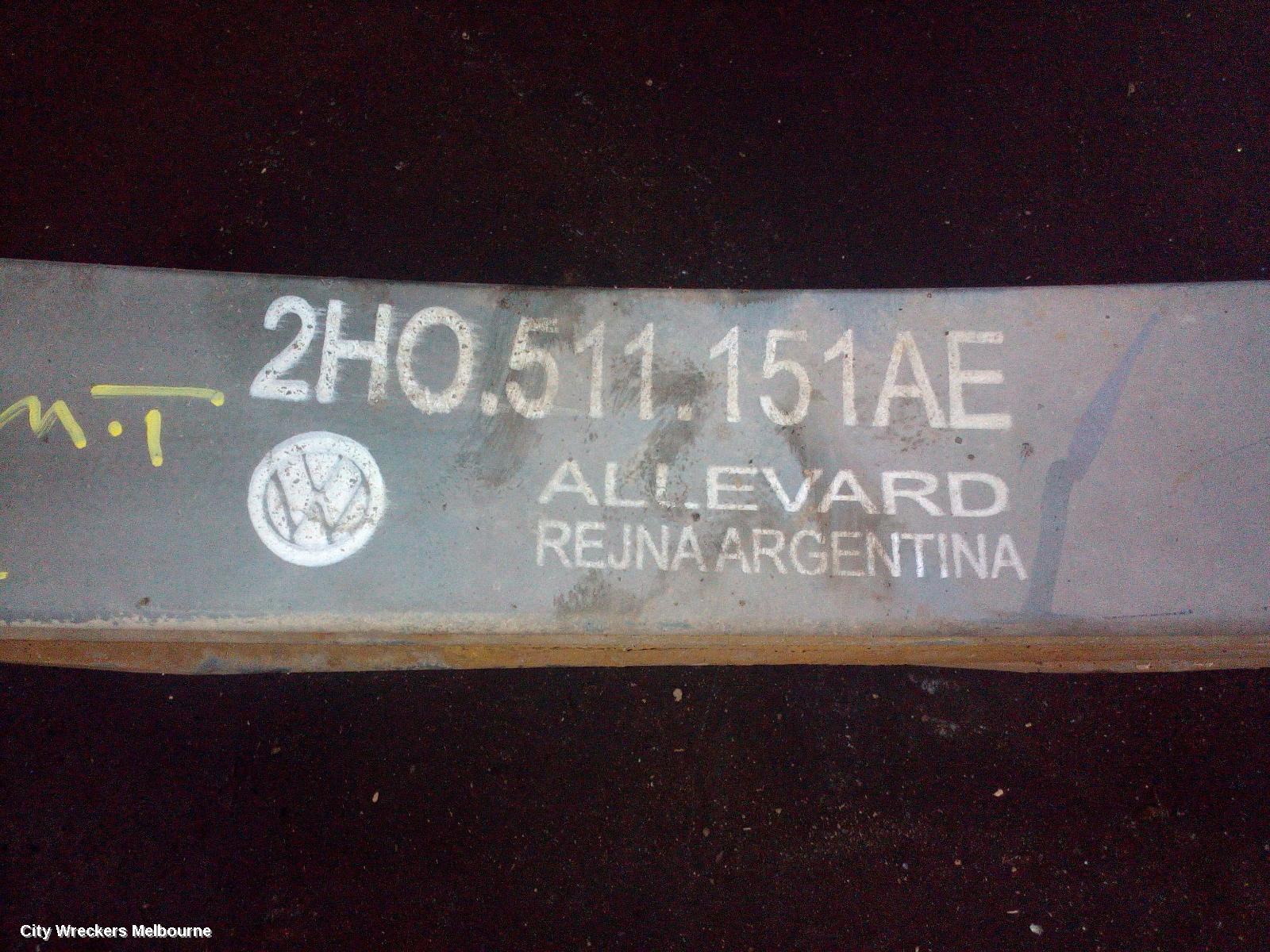 VOLKSWAGEN AMAROK REAR LEAF SPRING, 2H, RH SIDE, 12/2010 ONWARDS - Image 1