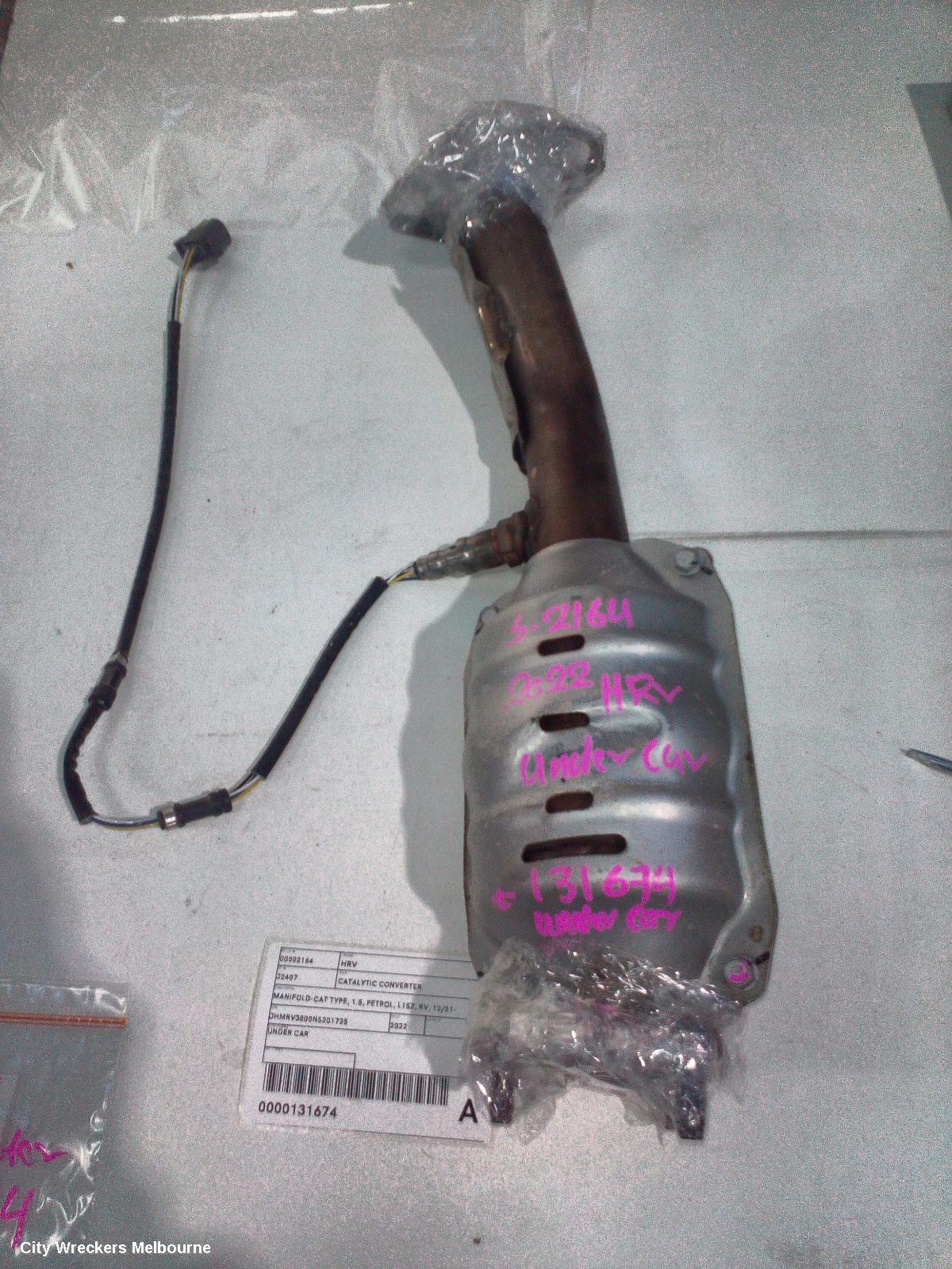 HONDA HRV CATALYTIC CONVERTER, MANIFOLD-CAT TYPE, 1.5, PETROL, L15Z, RV, 12/2021 ONWARDS - Image 1