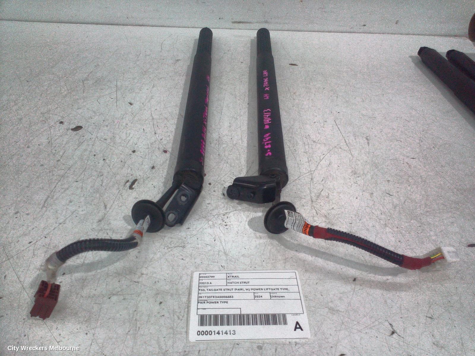NISSAN XTRAIL HATCH STRUT, T33, TAILGATE STRUT (PAIR), W/ POWER LIFTGATE TYPE, 08/2022 ONWARDS - Image 1