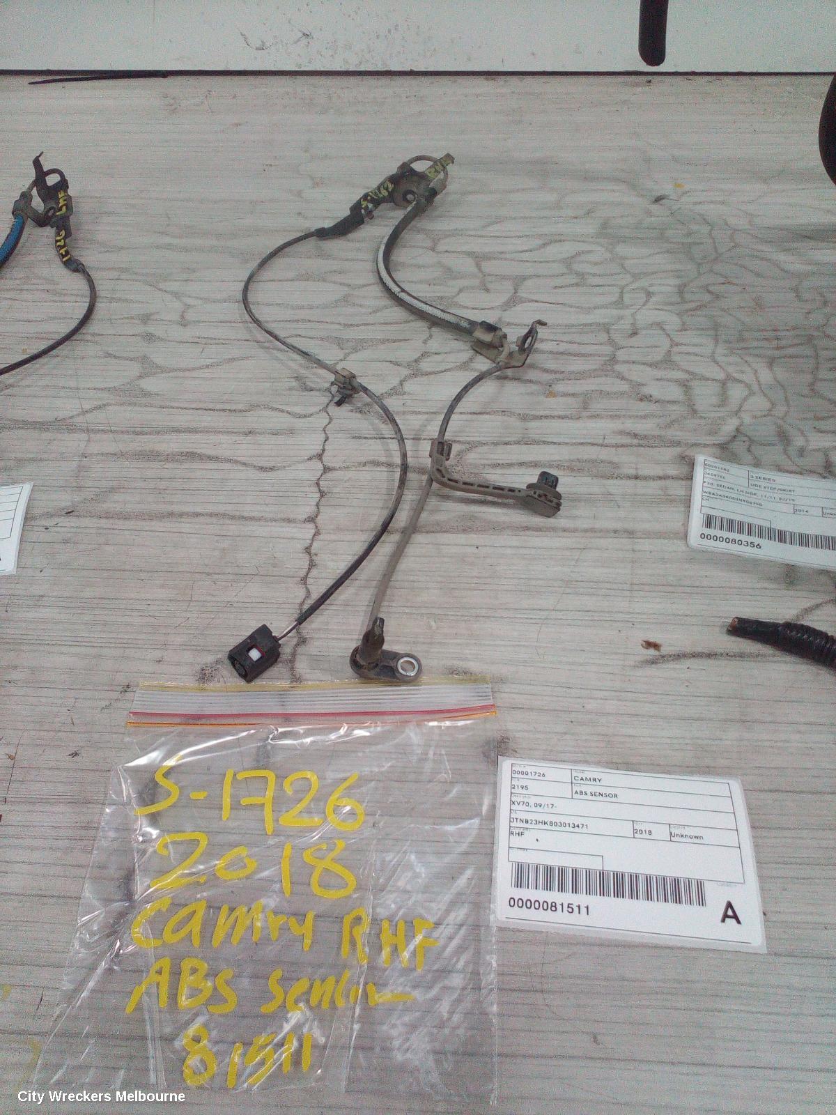 TOYOTA CAMRY ABS SENSOR, RH FRONT, XV70, A25A-FXS, HEV, 09/2017 - 05/2024 - Image 2